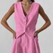 women's summer casual sleeveless vest shorts two-piece set_maomaolike.com