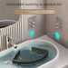 SOWE No-Drill Plastic Triangle Commercial Washstand Wall-Mounted Storage Rack Bathroom Kitchen Organizer_maomaolike.com