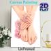 Manicure & Pedicure Themed Painting Poster, Soft-toned Elegant Floral Beauty Scene Poster, Gentle Soothing Decor Ideal For Beauty Salon, Spa And_maomaolike.com