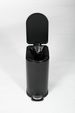 SSTC103-10L-B, Stainless Steel Kitchen Trash Can, 10L, Black_maomaolike.com