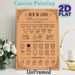 Laundry Care Symbols Painting Poster, Vintage French Laundry Guide Poster, Clear Garment Care Reference, Suitable For Laundry Room_maomaolike.com