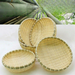 Woven Round Household Farmhouse Steamed Bun Dried Fruit Snack Storage Small Vegetable Washing Bamboo Basket_maomaolike.com