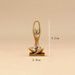Pure Brass Yoga Girl Abstract Figurine, Nordic Light Luxury Mini Metal Statue, Tabletop Decor Ornament For Living Room Bedroom
_maomaolike.com