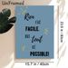 French Inspirational Quote Painting Poster, Soft Blue Minimalist Typography Poster, Uplifting Motivational Message To Boost Mood, Ideal For Home_maomaolike.com