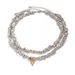 Retro Simple Heart Shaped Pendant Necklace 2025 Multi Layer Sweet Creative Irregular String Style Girl Fashion Birthday_maomaolike.com