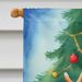 Pug Christmas Reindeer House Flag Large Porch Sleeve Pole Decorative Outside Yard Banner Artwork Wall Hanging, Polyester, House Size, Multicolor_maomaolike.com