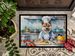 Akita The Chef Doormat Front Door Mat Indoor Outdoor Rugs For Entryway, Non Slip Washable Low Pile, 24H X 36W_maomaolike.com