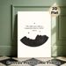 Seneca Inspirational Quote Painting Poster, Minimalist Monochrome Mountain Silhouette With Star Accents Poster, Thought-provoking Motivational Decor_maomaolike.com
