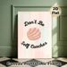 Concha Themed Painting Poster, Pastel-colored Cute Typographic & Concha Art Poster, Lighthearted Humorous Design For Kitchen, Dining Room Or Home Wall_maomaolike.com