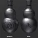 800ml/500ml Wukong Theme Gourd Style Water Bottle Thermal Insulation Cup Black Game Hobby Cosplay Portable Lanyard_maomaolike.com