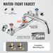 VEVOR Stainless Steel Prep & Utility Sink, 1 Compartment Free Standing Small Sink Include Faucet & Legs, 21"x41" Commercial Single Bowl Sinks For Garage, Restaurant, Kitchen, Laundry, NSF Certified_maomaolike.com