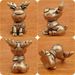 Brass Elk Ornament One Deer Goes Forward Creative Small Copperware Christmas Gift Hot Selling Metal Crafts_maomaolike.com