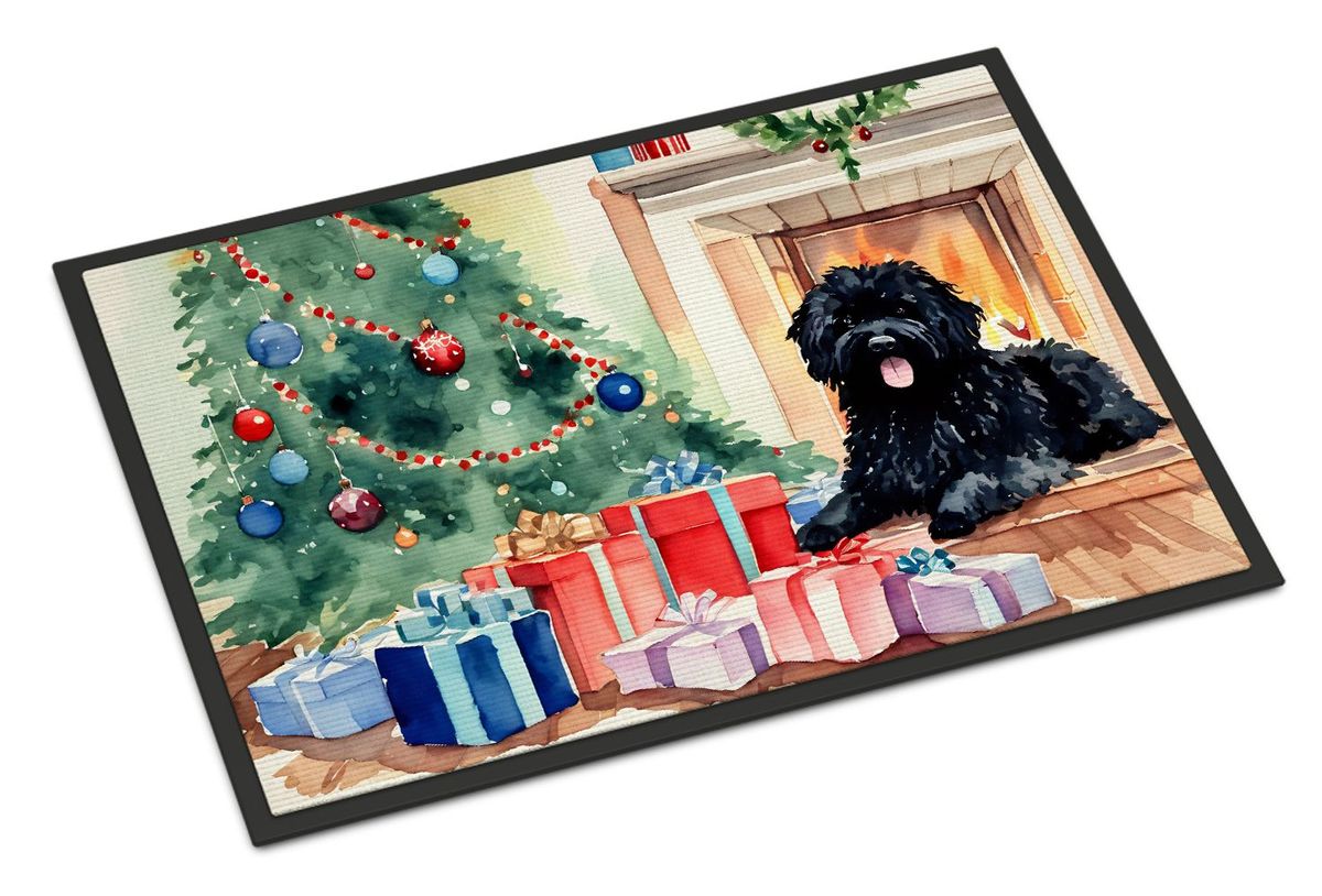 Puli Cozy Christmas Doormat Front Door Mat Indoor Outdoor Rugs For Entryway, Non Slip Washable Low Pile, 24H X 36W_maomaolike.com