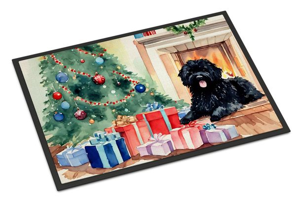 Puli Cozy Christmas Doormat Front Door Mat Indoor Outdoor Rugs For Entryway, Non Slip Washable Low Pile, 24H X 36W_maomaolike.com