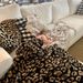 Micro Fiber Fleece Blanket Children's Knitted Leopard Blanket Plus Velvet Knitted Blanket Barefoot Leopard Blanket Dream Blanket_maomaolike.com
