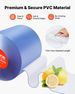 Clear PVC Strip Curtain, 101 Ft Length X 12 In Width, Thermal Insulating Plastic Door Strip Bulk Roll, Walk In Freezer Cooler Curtain Strips For Doorways Of Supermarket, Garage, Warehouse_maomaolike.com