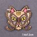 Cat Lion Face With Flower Iron On Patches For Clothing Thermoadhesive Patches Animals Embroidery Ironing Sewing Stickers DIY_maomaolike.com