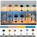 To Touch Switch LED Table Rechargeable Nordic Flower Bud Mushroom Design Living Room Bedroom Decor Desk Night Stand_maomaolike.com