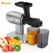 IAGREEA Horizontal Slow Juicer, An Electric Juicer For Fruits And Vegetables, Has A Reverse Function, Easy To Clean, Suitable For Daily Juice And Vegetable Juice Extraction_maomaolike.com