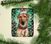 Rhodesian Ridgeback Christmas Porcelain Ornament Christmas Tree Hanging Decorations For Home Christmas Holiday, Rectangle, Gift, Multicolor_maomaolike.com