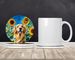 Golden Retriever In Sunflowers Large Sandstone Coasters Pack Of 4 Absorbent Round Coasters Decor Gifts For Men Or Women, 4 In, Multicolor_maomaolike.com