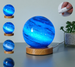 Cross-Border Wandering Planet Starry Sky Wooden Night Light Sunset Table Atmosphere Bedside Lamp Birthday Gift_maomaolike.com