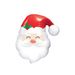 Santa Claus Balloons Christmas Balloons Santa Claus Head Foil Balloons For Christmas-Themed Party Birthday Party Supplies Decorations Party Decorations Balloons Party Sets 12pcs_maomaolike.com