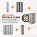 VEVOR Room Divider, 4 Panel Japanese Room Divider, Wood Folding Privacy Screen Indoor, Japanese Partition Dividers Portable Decoration Screens, For Room Separation Home Office Restaurant & Bedroom_maomaolike.com