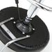 Round Shape Adjustable Salon Stool With Back And Line Black XH_maomaolike.com