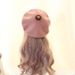 Hot Sale Lovely Wool Beret Cute Bear/Mushroom Painter All-match Solid Color Octagonal Hat for Halloween Christmas New Year_maomaolike.com