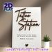 Tattoo Station Themed Painting Poster, Stylish Raised Black Calligraphy With German Quote Poster, Chic Wall Decor Option For Tattoo Studios And Art_maomaolike.com