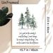 Snowy Pine Trees With Serenity Prayer Painting Poster, Soft Watercolor Winter Forest Scene Poster, Soothing Inspirational Quote Decor For Living Room_maomaolike.com