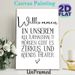 German Welcome Quote Painting Poster, Minimalist Black & White Typography With Heart Detail Poster, Warm Welcoming Message Ideal For Entryway, Living_maomaolike.com