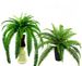 Touch Green Pointed Tail Large Fern Fake Flower Persian Leaf Artificial Home Decoration Grass Potted Plant_maomaolike.com