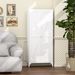 Metal Adjustable 2 Doors Metal Storage Cabinet Kitchen Pantry Cabinet With Adjustable Shelves All Steel Cabinet Locker For Kitchen, Living Room, Dining Room And Office_maomaolike.com