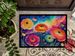 Ranunculus In Color Doormat Front Door Mat Indoor Outdoor Rugs For Entryway, Non Slip Washable Low Pile, 24H X 36W_maomaolike.com