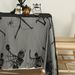 Halloween Black Lace Home High-end Rectangular Dining Tablecloth In Stock Dropshipping_maomaolike.com