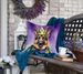 German Shepherd King Of Mardi Gras Throw Pillow Machine Washable, Indoor Outdoor Decorative Pillow For Couch, Bed Or Patio, 18Hx18W_maomaolike.com