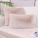 Cross-Border Top-sale Fox Fur Living Room Sofa Cushion Non-Shedding Machine Washable Bedroom Office Nap Pillow Cover_maomaolike.com