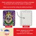Anatolian Shepherd Dog King Of Mardi Gras Porcelain Ornament Christmas Tree Hanging Decorations For Home Christmas Holiday, Rectangle, Gift, Multicolor_maomaolike.com