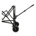 Collapsible Foldable Extended Wagon,480lbs Weight Capacity, Heavy Duty Folding Utility Garden Cart With Big All-Terrain Beach Wheels & Drink Holders,Side Pocket And Brakes, Black_maomaolike.com