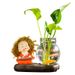 Creative Internet Celebrity Resin Craft Four No Monk Green Radish Hydroponic Vase Living Room Office Desk Home_maomaolike.com