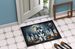 Siberian Husky Spooky Halloween Doormat Front Door Mat Indoor Outdoor Rugs For Entryway, Non Slip Washable Low Pile, 24H X 36W_maomaolike.com