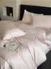 1 Light Luxury High-End Feel 100S Long-Staple Sheet Four-Piece Set All-Cotton Pure Cotton Jacquard Duvet Cover For Naked Sleeping_maomaolike.com