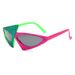 Unisex Fashion Round Diamond Studded Sunglasses Sun Protection Sunglasses Outdoor Rhinestone Glasses_maomaolike.com