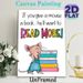 Reading Mouse Themed Painting Poster, Colorful Cartoon Style Mouse & Stacked Books Poster, Inspirational Reading Quote To Foster Reading Interest_maomaolike.com