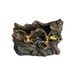 Outdoor Garden Water Fountain - Modern Tree Trunk Waterfalls Fountains With LED Lights & Pump For Patio Yard Porch Pool Decor_maomaolike.com