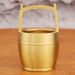 Brass Of Gold Small For Storing Yuanbao Fortune Bucket Decoration Smooth Surface Laser Engraving Customizable Metal Craft_maomaolike.com