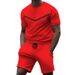 Men's Clothing round neck t-shirt short sleeve men's NK youth casual sports men's suit_maomaolike.com