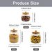 Large Capacity Glass Storage With Wooden Lid, Airtight Mason Jar For Tea, Candy, Grains And Dry Snacks_maomaolike.com
